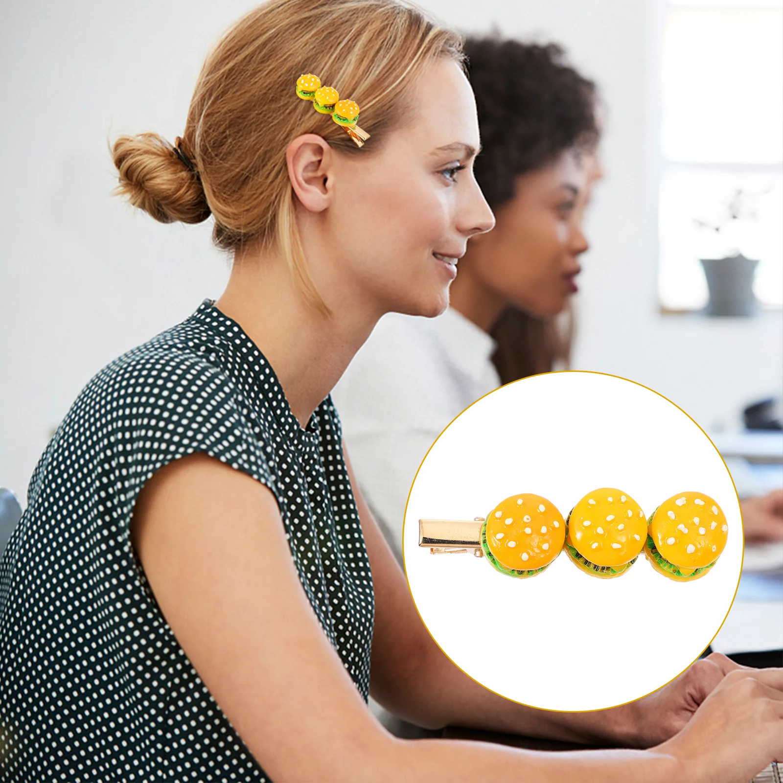 3 Pcs Hairpin Toddler Clip Burger Shaped Accessories Girls Decorate Party Headdress Resin Metal Baby
3 Pcs Hairpin Toddler Clip Burger Shaped Accessories Girls Decorate Party Headdress Resin Metal Baby