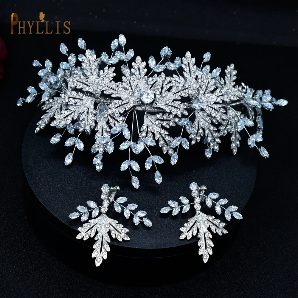 A359 Crystal Bridal Jewelry Sets Cubic Zircon Wedding Crowns and Tiaras African Beads Jewelry Set Luxury Leaves Bridal Headwear
A359 Crystal Bridal Jewelry Sets Cubic Zircon Wedding Crowns and Tiaras African Beads Jewelry Set Luxury Leaves Bridal Headwear