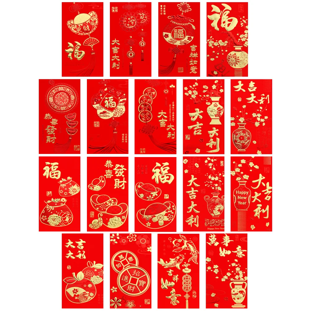 36 Pcs New Year Red Envelope Chinese Envelopes 2023 Gift Lunar Paper Cartoon Luck Money Bag
36 Pcs New Year Red Envelope Chinese Envelopes 2023 Gift Lunar Paper Cartoon Luck Money Bag