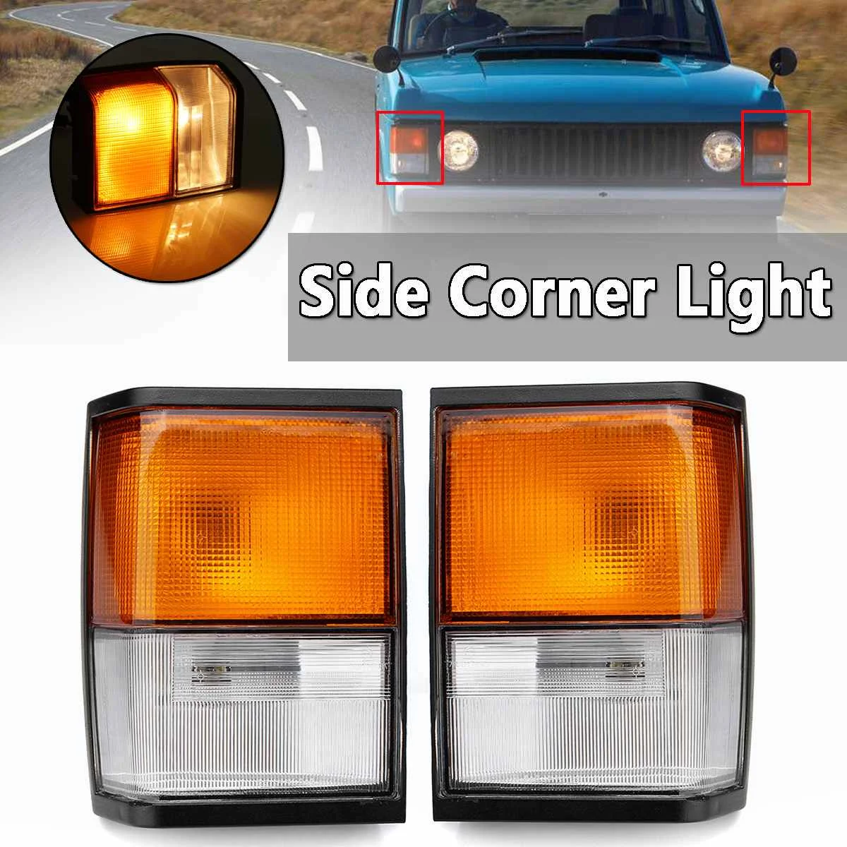 Pair LED Turn Signal Corner Light Side Marker Indicator Lamp Headlight Front Light for Range Rover 1971-1986 PRC8949 PRC8950
Pair LED Turn Signal Corner Light Side Marker Indicator Lamp Headlight Front Light for Range Rover 1971-1986 PRC8949 PRC8950