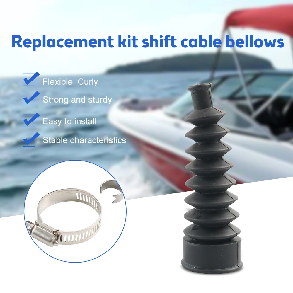 Marine Exhaust Pipe Shift Cable Bellows Kit For Mercruiser Alpha Bravo, 1 Replaces OE:74639A2 Borad Accessories
Marine Exhaust Pipe Shift Cable Bellows Kit For Mercruiser Alpha Bravo, 1 Replaces OE:74639A2 Borad Accessories