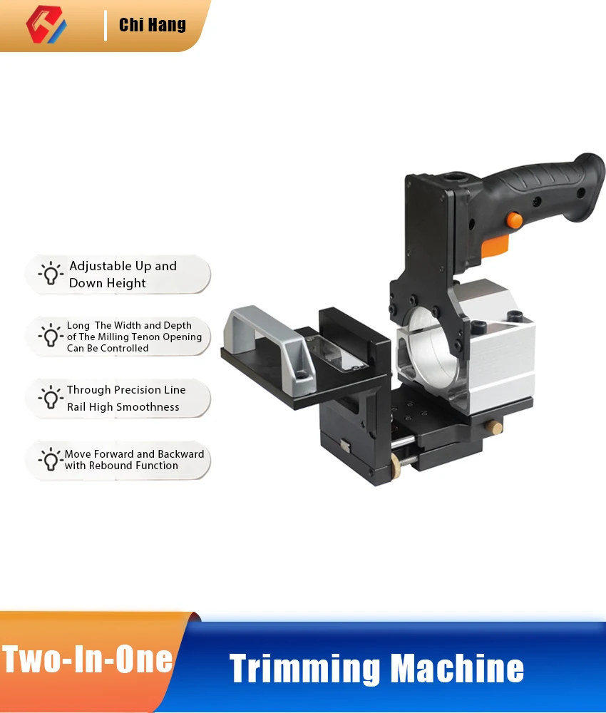 FF04-6 Two-In-One Trimming Machine 220v/550w Bracket Invisible Fasteners Cabinet Panel Slotting Side Hole Machine
FF04-6 Two-In-One Trimming Machine 220v/550w Bracket Invisible Fasteners Cabinet Panel Slotting Side Hole Machine