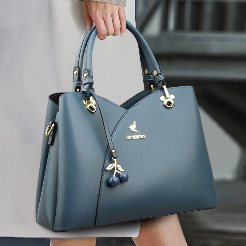 High Quality Solid Color Leather Women Shoulder Crossbody Bags Large Capacity Ladies Handbags Designer Female Messenger Tote Sac
High Quality Solid Color Leather Women Shoulder Crossbody Bags Large Capacity Ladies Handbags Designer Female Messenger Tote Sac