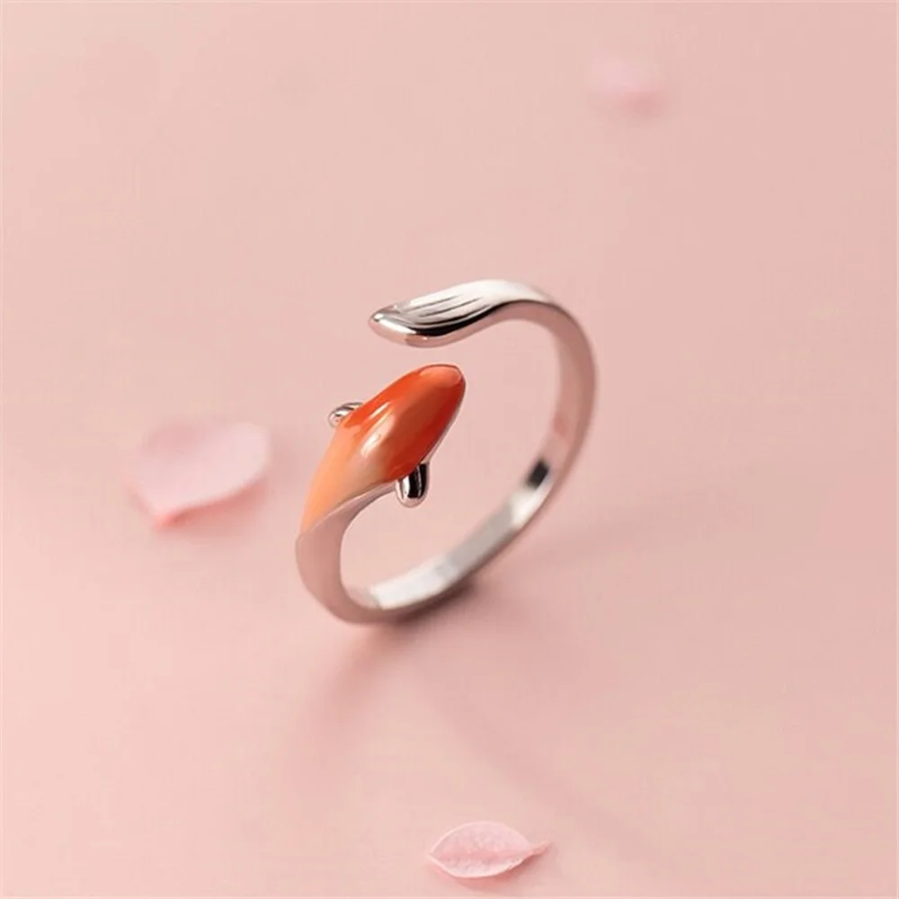 2022 Like A Fish In Water Enamel Color Jewelry Ring Auspicious Gradient Lucky Koi Ring Dolphin Ring for Women Men Free Shipping
2022 Like A Fish In Water Enamel Color Jewelry Ring Auspicious Gradient Lucky Koi Ring Dolphin Ring for Women Men Free Shipping