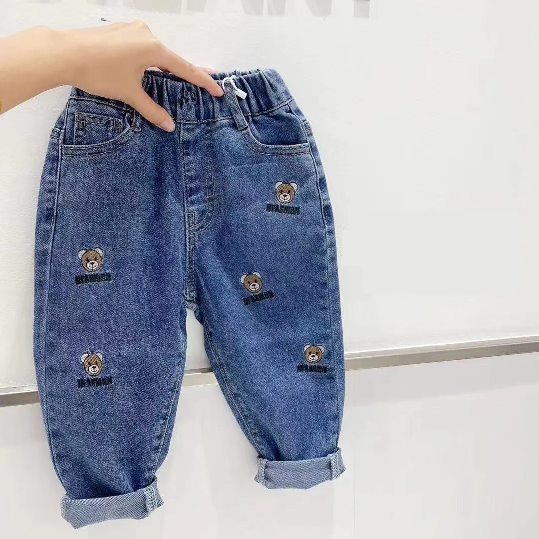 Cartoon Pants 2022 Autumn Winter New Jeans Baby Boy Girl Clothes Baby Leggings High Waist Bear Warm Jeans Children's Clothing 
Cartoon Pants 2022 Autumn Winter New Jeans Baby Boy Girl Clothes Baby Leggings High Waist Bear Warm Jeans Children's Clothing