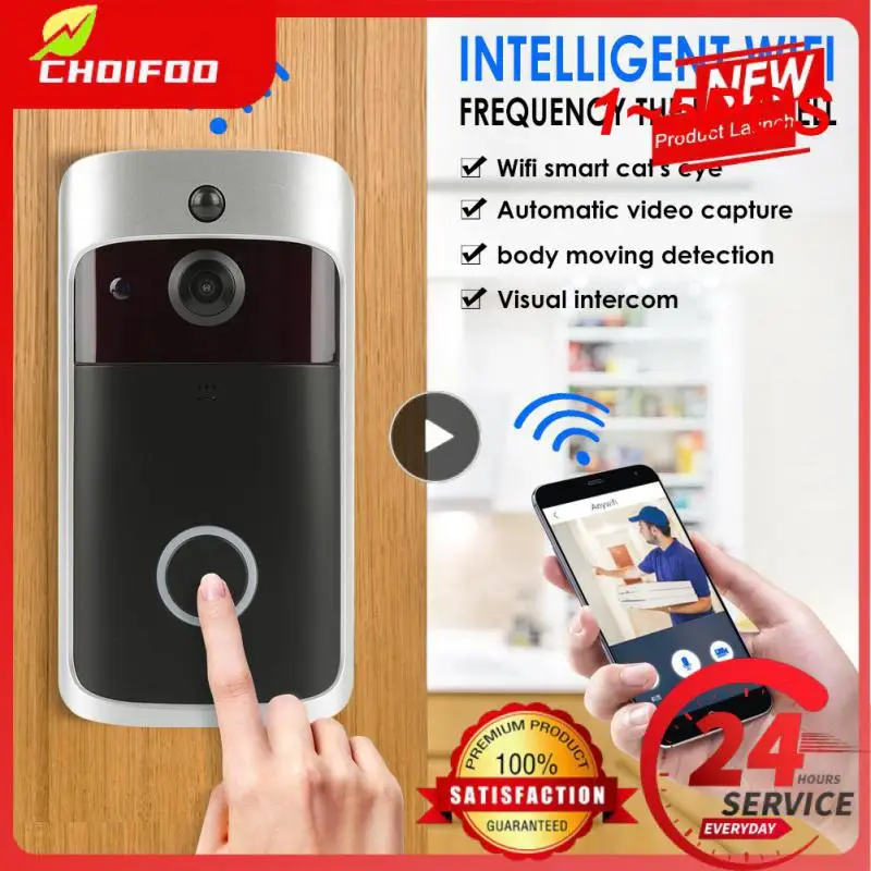 1~5PCS Smart Wireless WiFi Ring Doorbell Security Intercom Video Camera Door Bell Chime Smart Cat'S Eye Security Intercom Video
1~5PCS Smart Wireless WiFi Ring Doorbell Security Intercom Video Camera Door Bell Chime Smart Cat'S Eye Security Intercom Video