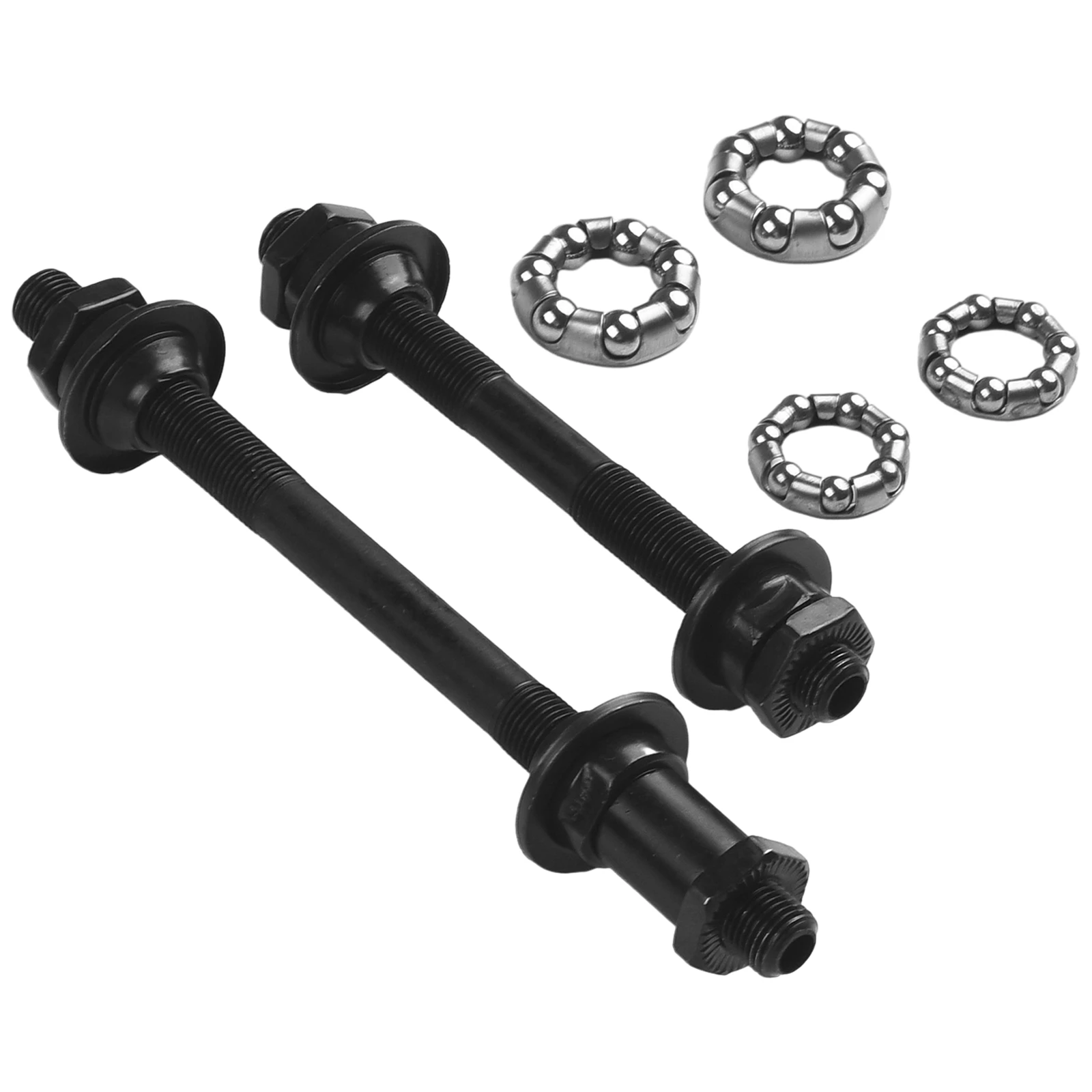 Parts Bike Axles Set 108mm 145mm Accessories Axles With Balls Bicycle Black Hub Axle Kit Pack Rear Front Replace
Parts Bike Axles Set 108mm 145mm Accessories Axles With Balls Bicycle Black Hub Axle Kit Pack Rear Front Replace