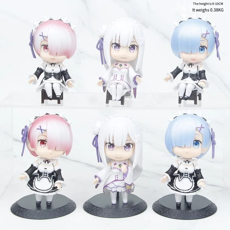 Фигурка Rem Ram Emilia аниме «RE: Zero-start Life in other World», кимоно, кавайная девушка, рабочая модель, игрушки из ПВХ, кукла, 6 шт./комплект
Фигурка Rem Ram Emilia аниме «RE: Zero-start Life in other World», кимоно, кавайная девушка, рабочая модель, игрушки из ПВХ, кукла, 6 шт./комплект