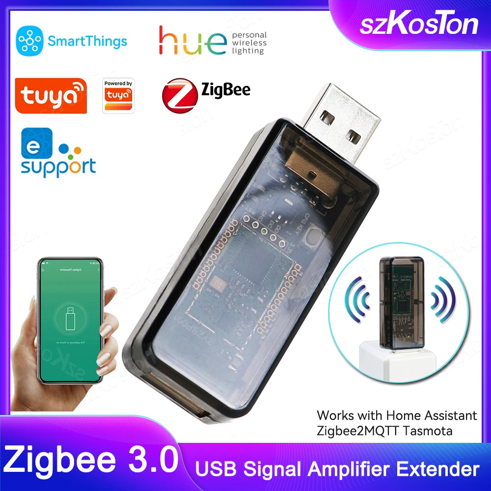 Tuya ZigBee 3.0 USB Signal Amplifier Extender Signal Repeater for eWeLink Home Assistant ZigBee2MQTT Tasmota SmartThings Philips
Tuya ZigBee 3.0 USB Signal Amplifier Extender Signal Repeater for eWeLink Home Assistant ZigBee2MQTT Tasmota SmartThings Philips