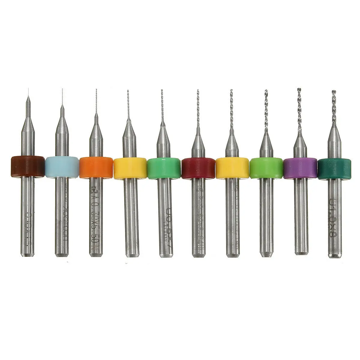 10PCS/Set Drill Bits Circuit Micro Small Board Print Carbide 0.1-1.2mm For PCB SMT CNC Board Mold Plastic Copper
10PCS/Set Drill Bits Circuit Micro Small Board Print Carbide 0.1-1.2mm For PCB SMT CNC Board Mold Plastic Copper