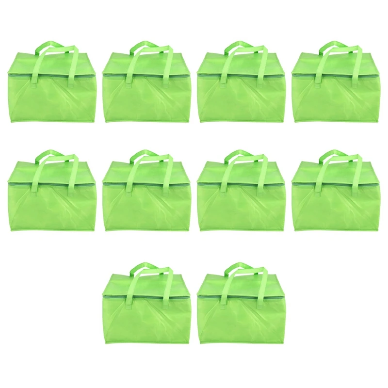 10X Foldable Large Cooler Bag Portable Food Cake Insulated Bag Aluminum Foil Thermal Box Green
10X Foldable Large Cooler Bag Portable Food Cake Insulated Bag Aluminum Foil Thermal Box Green