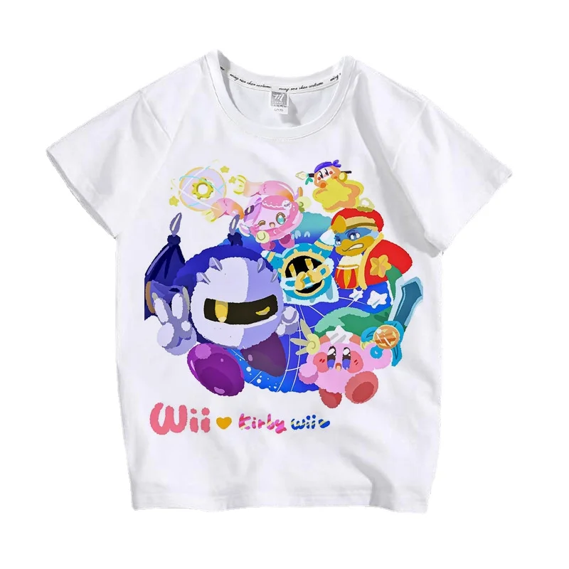 Kawaii Kirby T Shirt Cartoon Short Sleeve Boys Girls Harajuku Star Kirby Tshirt Kids Tshirt Funny Tees Tops Children Clothing
Kawaii Kirby T Shirt Cartoon Short Sleeve Boys Girls Harajuku Star Kirby Tshirt Kids Tshirt Funny Tees Tops Children Clothing