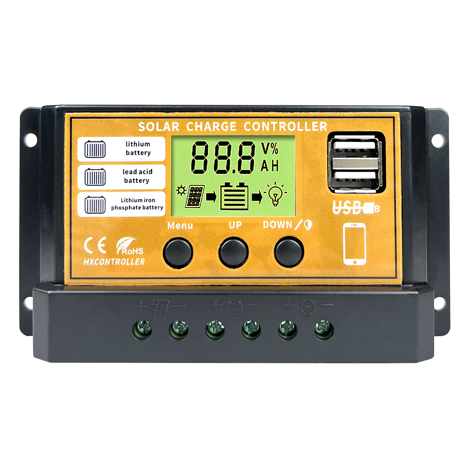 MPPT 10A 20A 30A Solar Charge Controller 12V 24V Solar Panel PV Charging Regulator LCD Screen For Lifepo4 Lithium GEL Battery
MPPT 10A 20A 30A Solar Charge Controller 12V 24V Solar Panel PV Charging Regulator LCD Screen For Lifepo4 Lithium GEL Battery