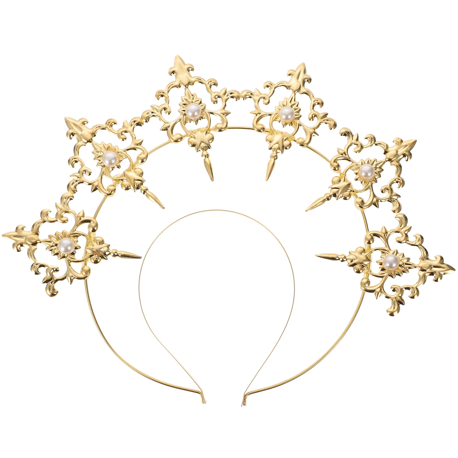 1Pc Elegant Headdress Golden Headdress Hair Accessory Delicate Hair Decor Girl Hair Hoop for Party Girl
1Pc Elegant Headdress Golden Headdress Hair Accessory Delicate Hair Decor Girl Hair Hoop for Party Girl