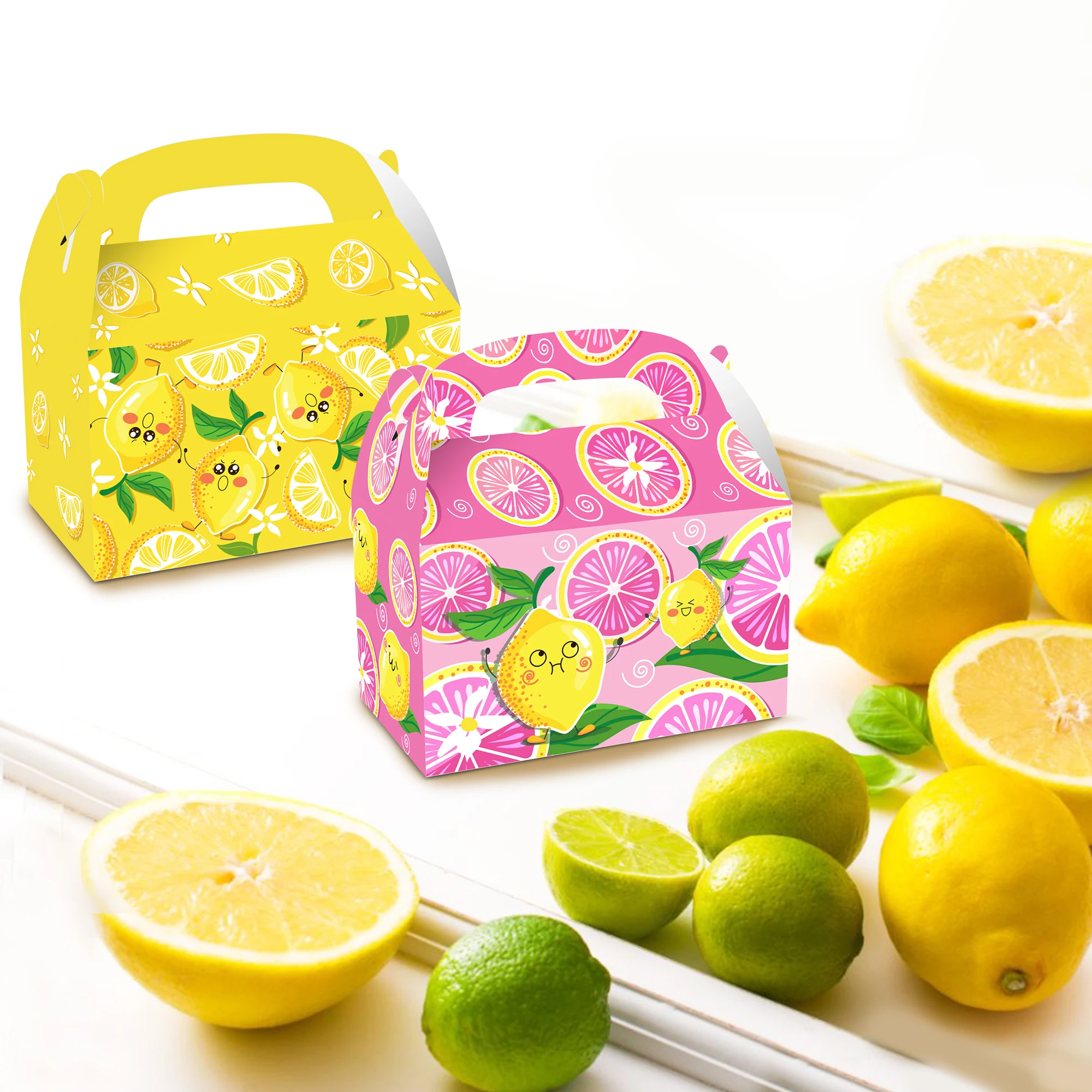 DD142 4Pcs Cute Cartoon Summer Fruit Lemon Birthday Party Favor Box Candy Packing Gift Bag Hawaii Baby Shower Party Decorations
DD142 4Pcs Cute Cartoon Summer Fruit Lemon Birthday Party Favor Box Candy Packing Gift Bag Hawaii Baby Shower Party Decorations
