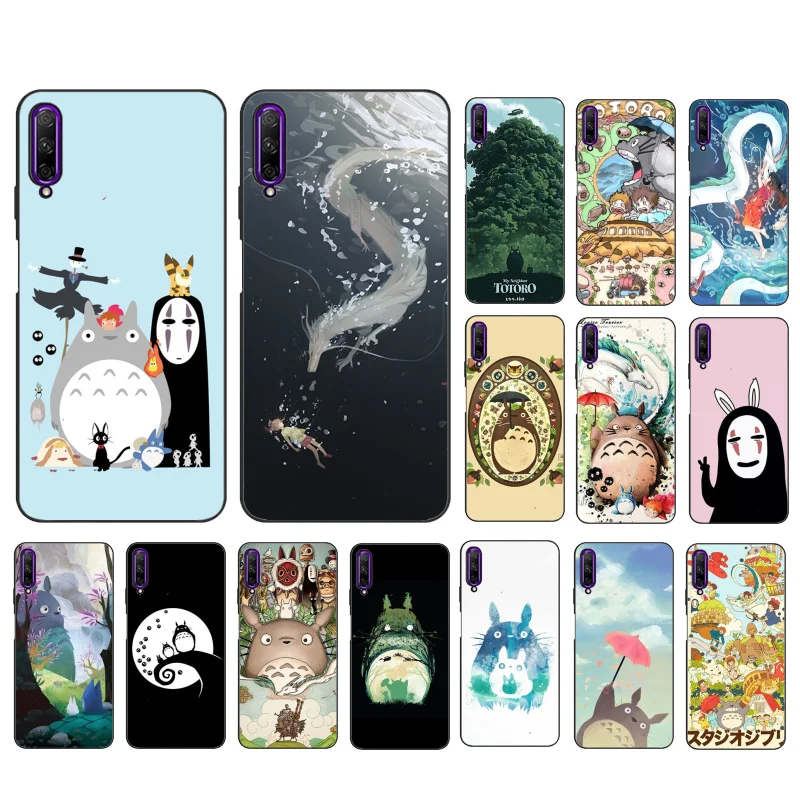 

Cute Totoro Ghibli Miyazaki Anime Phone Case for Huawei P50 Pro P30 P40 Lite P40Pro P20 lite P10 Plus Mate 20 Pro Mate20 X