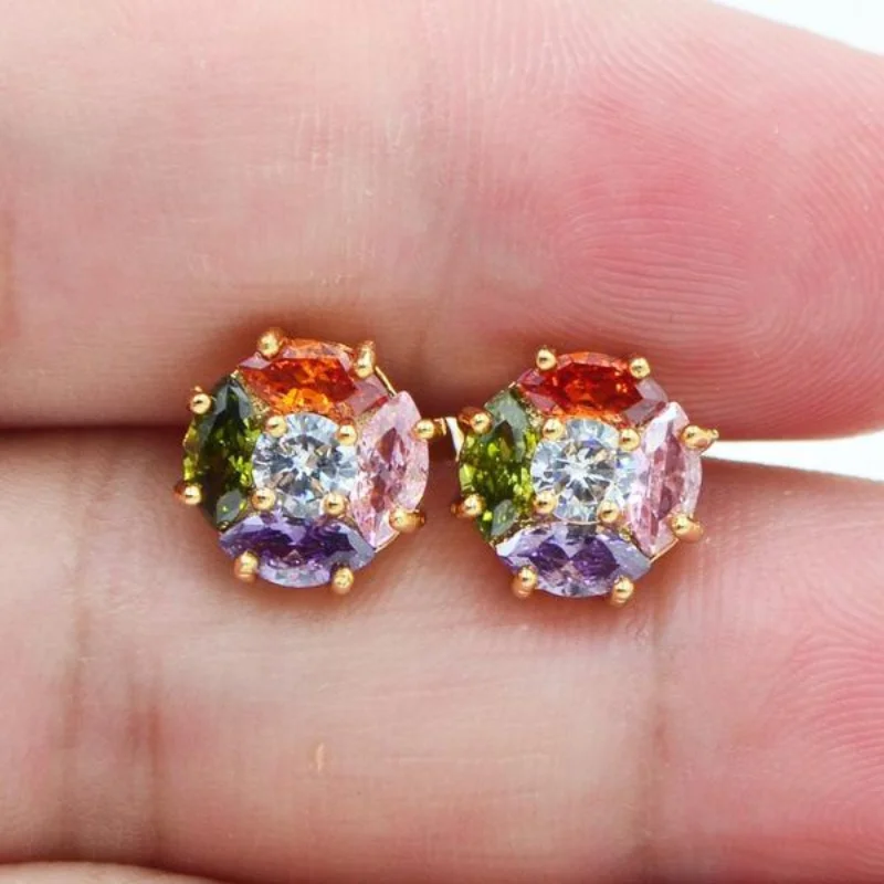 Luxury Studs Earrings for Women Needle Zirconia Earrings Fashion Ladies Simple Mini Stud Earrings Gift Jewelry
Luxury Studs Earrings for Women Needle Zirconia Earrings Fashion Ladies Simple Mini Stud Earrings Gift Jewelry