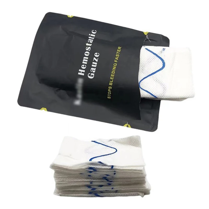 1pc Hemostatic Kaolin Gauze Combat Emergency For Outdoor Tactical Military First Aid Kit Medical Wound Dressing
1pc Hemostatic Kaolin Gauze Combat Emergency For Outdoor Tactical Military First Aid Kit Medical Wound Dressing