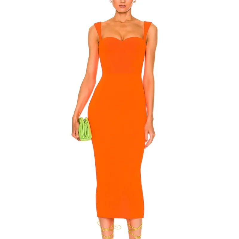 Женское облегающее платье на бретелях, однотонное элегантное Клубное праздничное платье знаменитости без рукавов, лето 2022
Женское облегающее платье на бретелях, однотонное элегантное Клубное праздничное платье знаменитости без рукавов, лето 2022