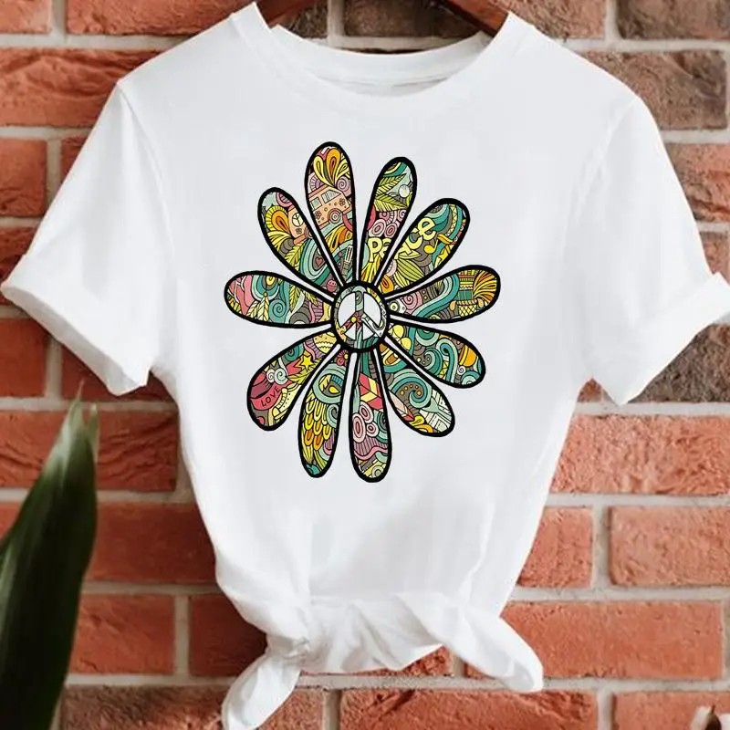 Women Flower Floral Abstract Top Trend Tee Casual Lady Fashion Aesthetic Summer Tshirt Travel Short Sleeve Graphic T-Shirt
Women Flower Floral Abstract Top Trend Tee Casual Lady Fashion Aesthetic Summer Tshirt Travel Short Sleeve Graphic T-Shirt