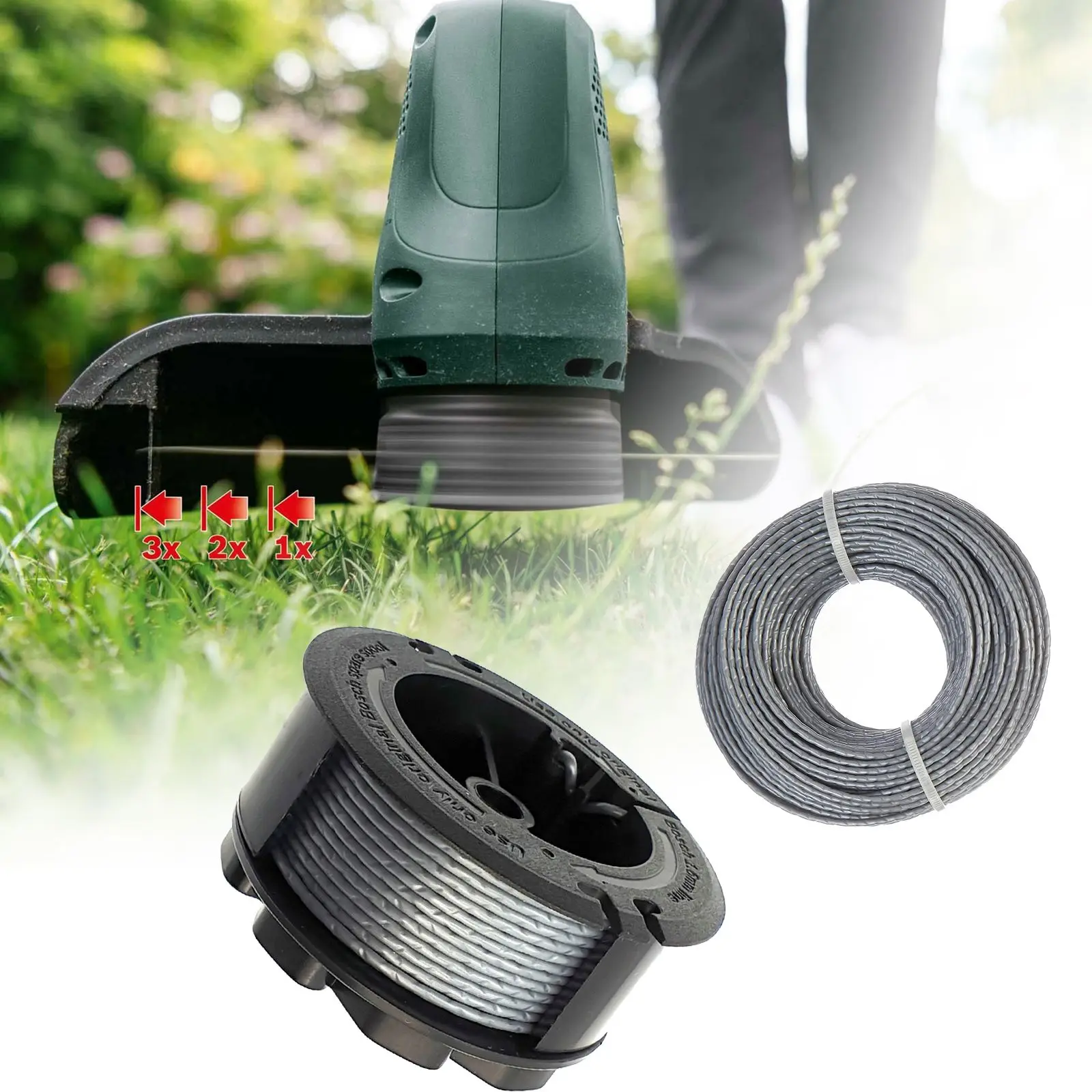 For Bosch F016800462 Replacement Spool Thread For ART 30-36 ART 24 ART 27 30 For Cordless Grass Trimmer Blade Cutter Lawn Mower
For Bosch F016800462 Replacement Spool Thread For ART 30-36 ART 24 ART 27 30 For Cordless Grass Trimmer Blade Cutter Lawn Mower