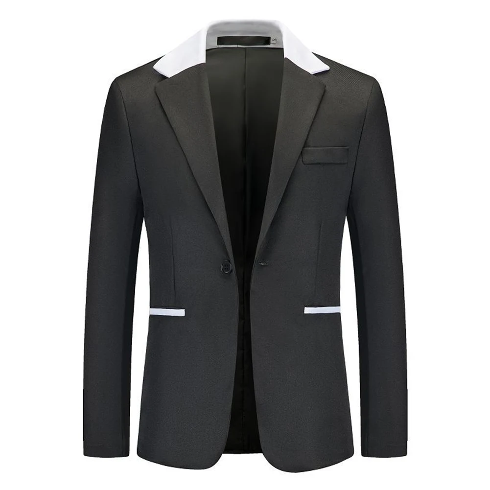 High Quality Mens Casual Blazers Jackets Patchwork Slim Suit Men Blazer Masculino Clothing Vetement Homme Blazers Coats
High Quality Mens Casual Blazers Jackets Patchwork Slim Suit Men Blazer Masculino Clothing Vetement Homme Blazers Coats