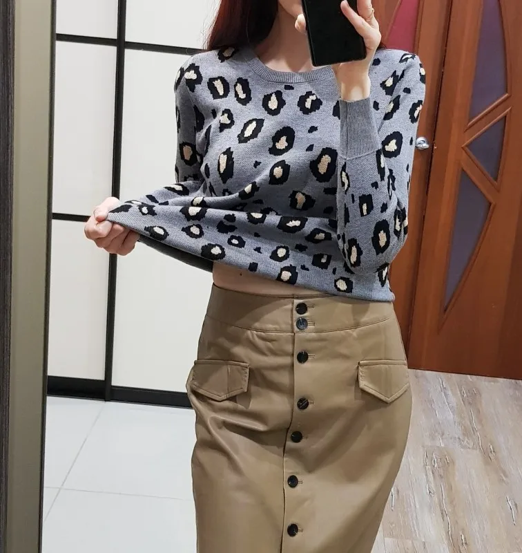 Newly Leopard Women O Neck Sweater Female Clothing 2022 Autumn Winter Thick Warm Pullovers Top Jumper Knitwear Outfits Pull
Newly Leopard Women O Neck Sweater Female Clothing 2022 Autumn Winter Thick Warm Pullovers Top Jumper Knitwear Outfits Pull