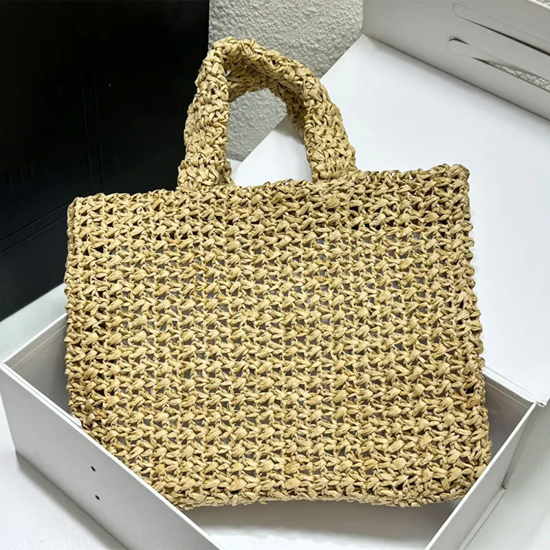 

2023 new luxury women's bag Lafite braid trend single shoulder portable Tote crossbody bag shopping bag