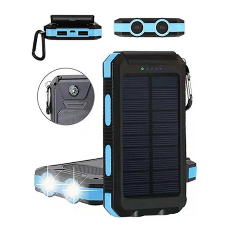 Strong Waterproof Solar Light Flashlight Portable Powerbank 20000mah Compass Mountaineering Buckle Large Solar Panel Charger USB
Strong Waterproof Solar Light Flashlight Portable Powerbank 20000mah Compass Mountaineering Buckle Large Solar Panel Charger USB