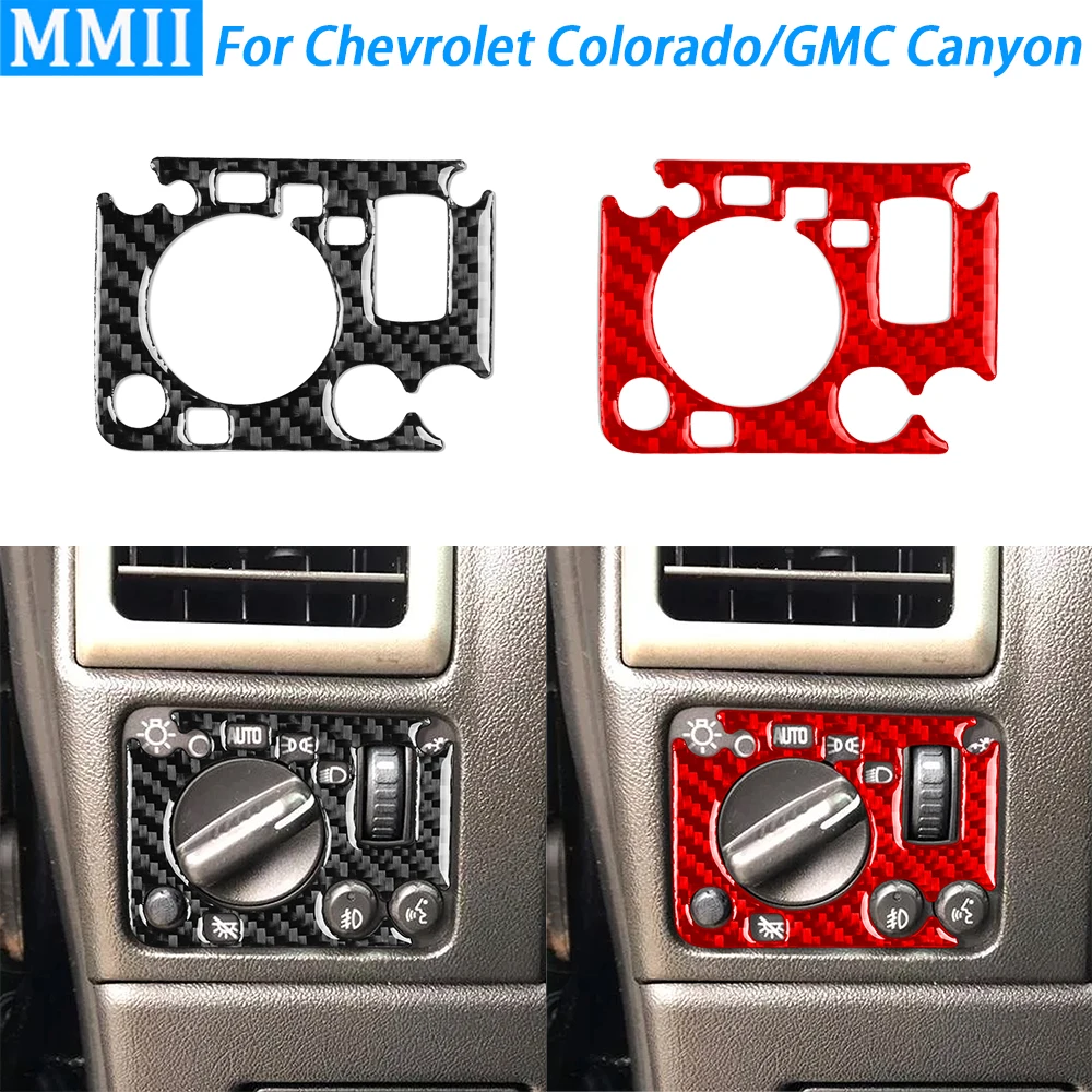 For Chevrolet Colorado For GMC Canyon 2004-08 4Door Carbon Fiber Headlight Switch Control Panel Trim Cover Car Interior Sticker 
For Chevrolet Colorado For GMC Canyon 2004-08 4Door Carbon Fiber Headlight Switch Control Panel Trim Cover Car Interior Sticker