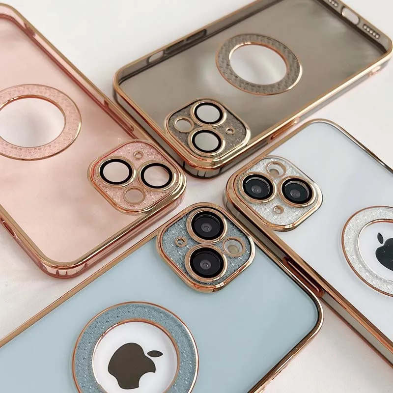 Luxury Glitter Bling Phone Case For iPhone 13 11 12 Pro MAX Clear With Lens Protective Film Soft Silicone Cover For iPhone 12
Luxury Glitter Bling Phone Case For iPhone 13 11 12 Pro MAX Clear With Lens Protective Film Soft Silicone Cover For iPhone 12