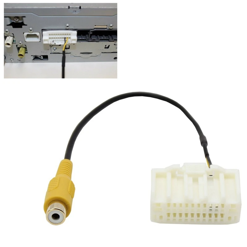 Reverse Camera Video Cable Rear Backup Camera Wire Harness RCA to Factory Radio Display Uconnect Adapter E8BC
Reverse Camera Video Cable Rear Backup Camera Wire Harness RCA to Factory Radio Display Uconnect Adapter E8BC