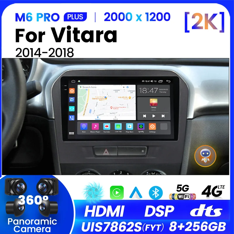 2Din Car Carplay Multimedia Player Cherish Her For Suzuki Vitara 2014 2015 2016 2017 2018 2019 DSP Stereo Radio 2Din Android 12
2Din Car Carplay Multimedia Player Cherish Her For Suzuki Vitara 2014 2015 2016 2017 2018 2019 DSP Stereo Radio 2Din Android 12