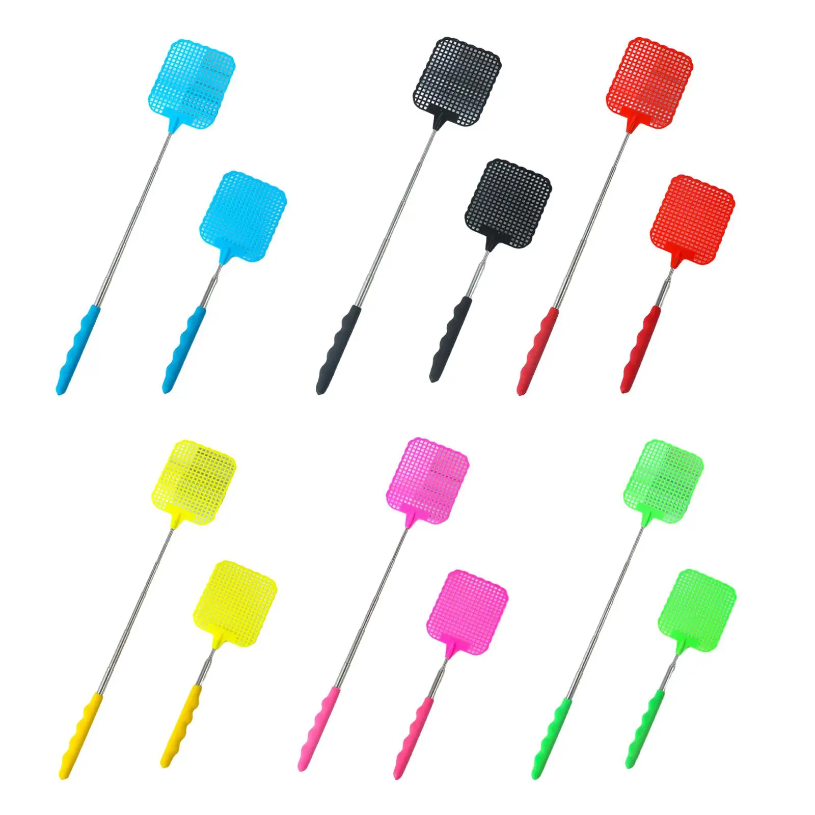 Manual Fly Swatter Durable Comfortable Grips Retractable Handle for Outdoor Indoor, Office, Kitchen, Classroom, Living Room
Manual Fly Swatter Durable Comfortable Grips Retractable Handle for Outdoor Indoor, Office, Kitchen, Classroom, Living Room