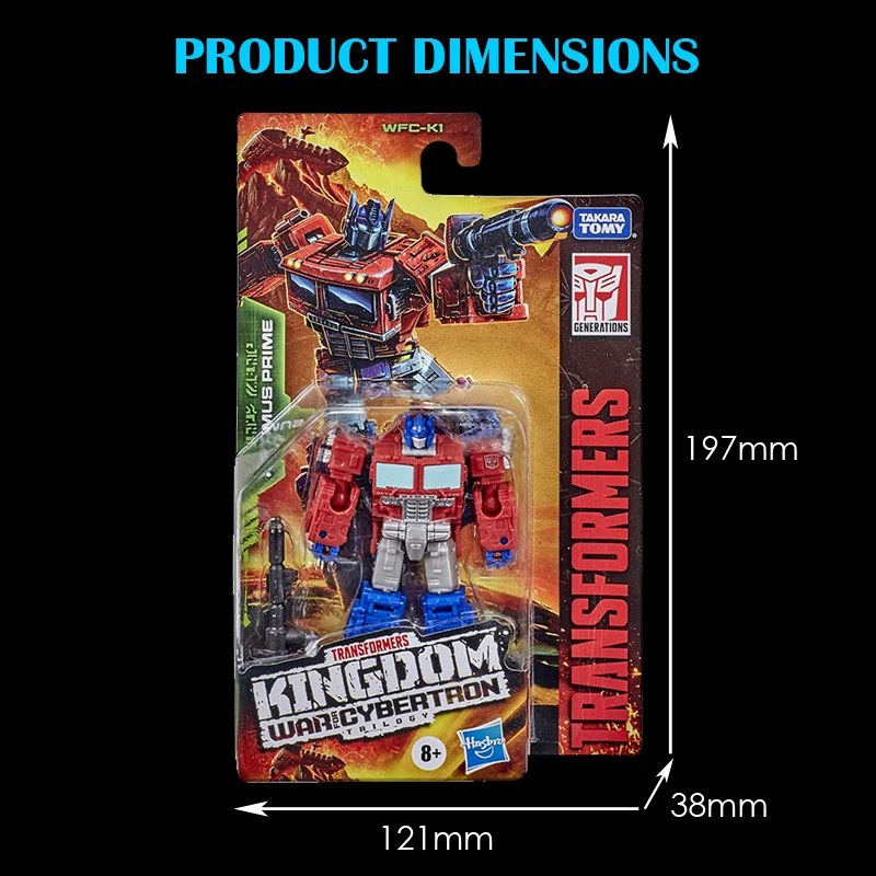 Экшн-фигурка Hasbro Трансформеры Optimus Prime Kingdom War for Cybertron Core популярный стержень