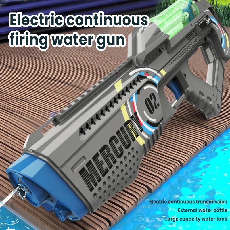 Fully Automatic Luminous Water Blaster Gun, Electric Continuous Firing Water Gun,Summer Outdoor Pool Toy for Adult Kid Boy Gift
Fully Automatic Luminous Water Blaster Gun, Electric Continuous Firing Water Gun,Summer Outdoor Pool Toy for Adult Kid Boy Gift