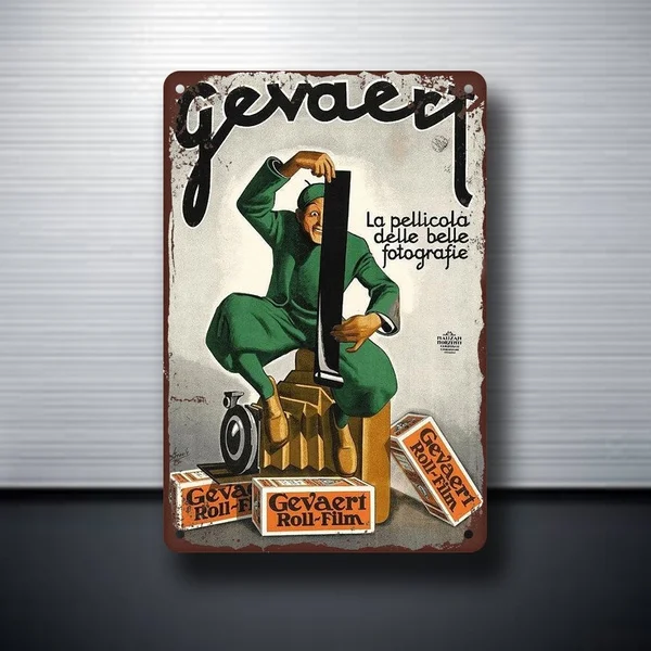 Gevaert Предупреждение ющие знаки Walldecoration металлический Плакат Металлический Знак Винтажный 
Gevaert Предупреждение ющие знаки Walldecoration металлический Плакат Металлический Знак Винтажный