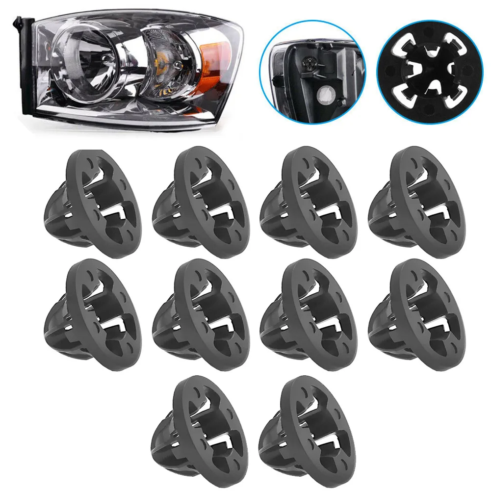 

Fastener Clips For Dodge Ram 07-13 1500/2500/3500 Tail Light Grommet Retainer Mount Clip Part Number: 68084593AA, 68084593