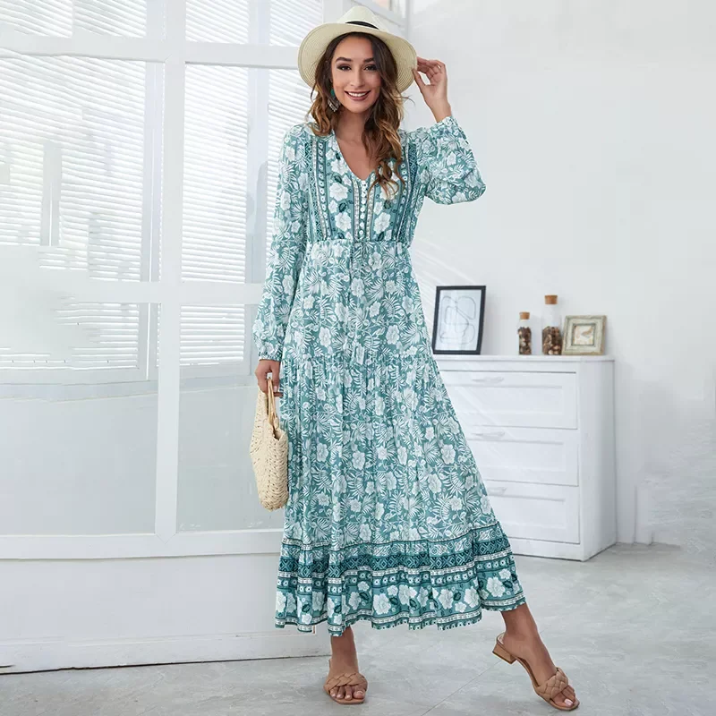 NEW IN Autumn Fashion Bohemian Dress for Women Vintage Casual Y2K Sexy Satin Long Robe Leisure Wedding Guest High Waist Vestio
NEW IN Autumn Fashion Bohemian Dress for Women Vintage Casual Y2K Sexy Satin Long Robe Leisure Wedding Guest High Waist Vestio