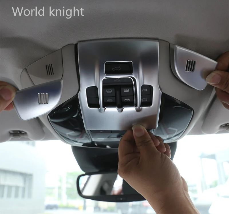 ABS Chrome Front Reading Light Lamp Cover Trim Stickers Accessory For Maserati Levante Quattroporte 2017 Car-Styling 3pcs
ABS Chrome Front Reading Light Lamp Cover Trim Stickers Accessory For Maserati Levante Quattroporte 2017 Car-Styling 3pcs