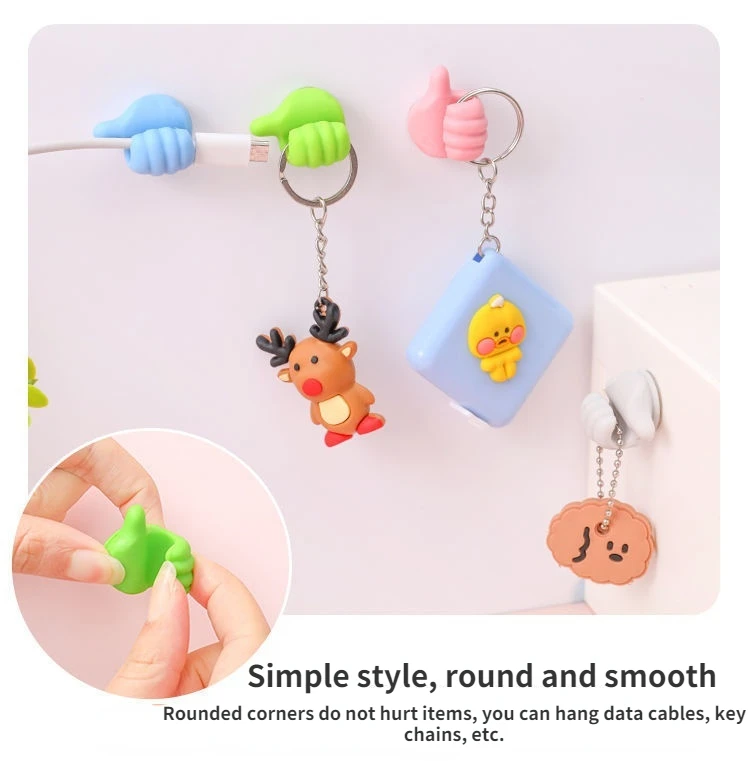 Multifunctional Hole-Free Wall Hook Holder Creative Thumb Self Adhesive Hooks Data Cable Storage Bathroom Kitchen Accessories
Multifunctional Hole-Free Wall Hook Holder Creative Thumb Self Adhesive Hooks Data Cable Storage Bathroom Kitchen Accessories