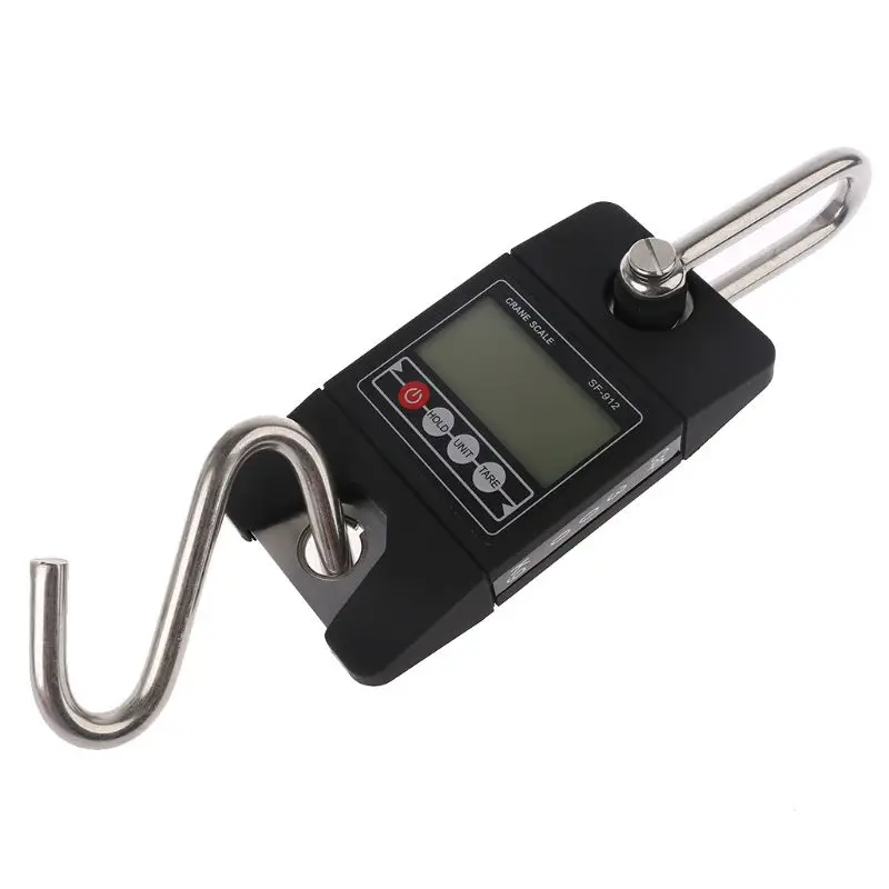 Digital Hanging Scale 300 KG / 660 LBS Industrial Crane Scale SF-912 Black for Home Farm Factory Hunting
Digital Hanging Scale 300 KG / 660 LBS Industrial Crane Scale SF-912 Black for Home Farm Factory Hunting