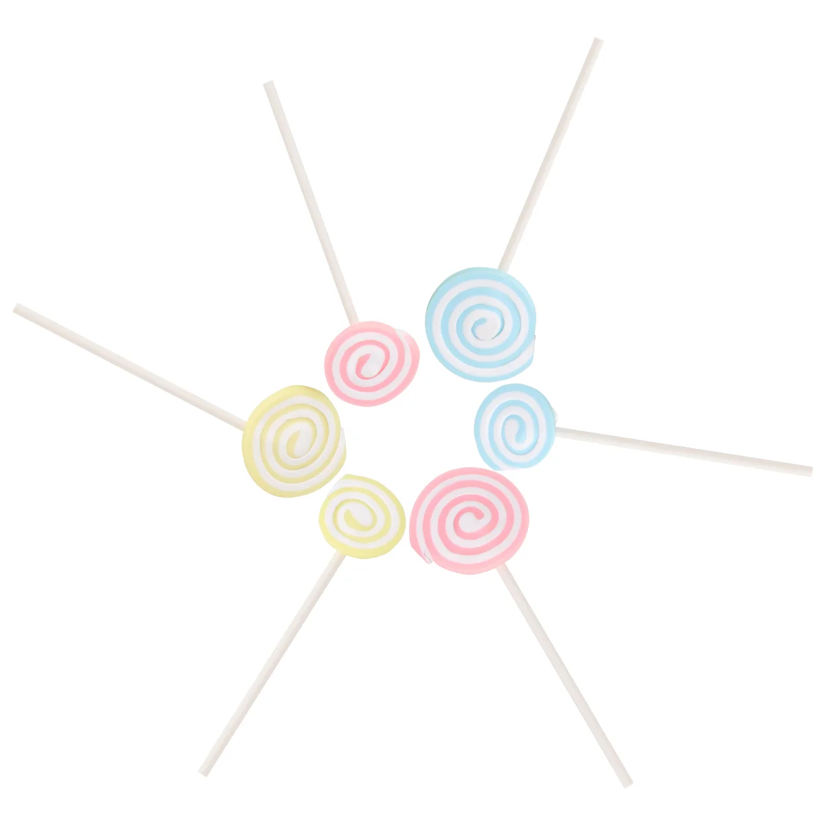 6pcs Lollipop Styled Cake Insert Lovely Dessert Insert Decors for Dessert Birthday Party Cake 
6pcs Lollipop Styled Cake Insert Lovely Dessert Insert Decors for Dessert Birthday Party Cake