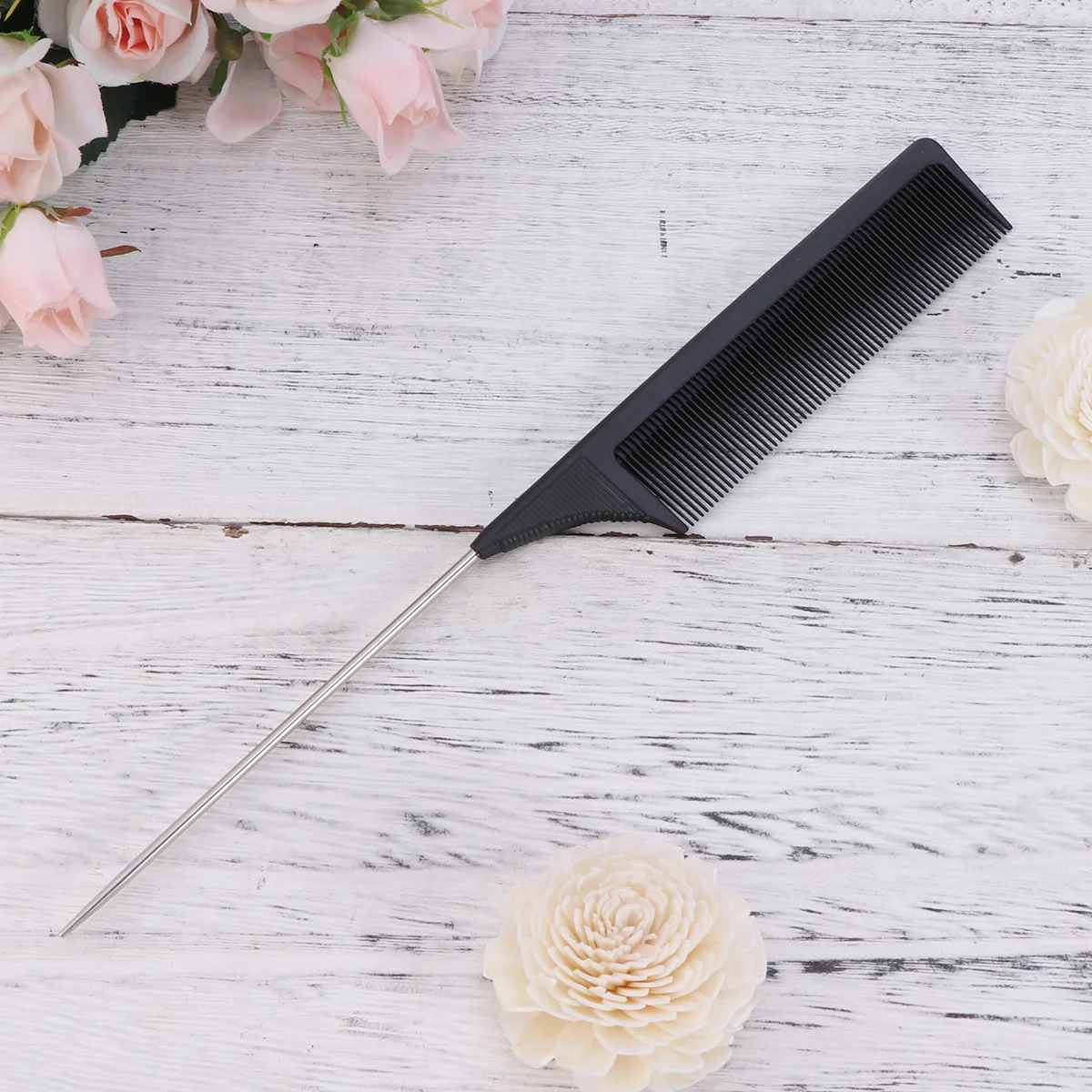 3 Pcs Carbon Fiber Comb Long Handle Needle Hair Combs Tail Comb Hairdressing Styling Tools Rat Tail Comb 
3 Pcs Carbon Fiber Comb Long Handle Needle Hair Combs Tail Comb Hairdressing Styling Tools Rat Tail Comb