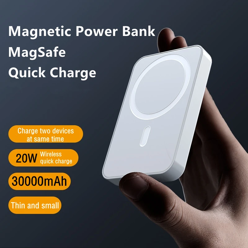 30000mAh Magnetic Power Bank External Battery High Capacity Wireless Fast Charge Portable for Xiaomi Samsung Huawei iPhone 12 13
30000mAh Magnetic Power Bank External Battery High Capacity Wireless Fast Charge Portable for Xiaomi Samsung Huawei iPhone 12 13