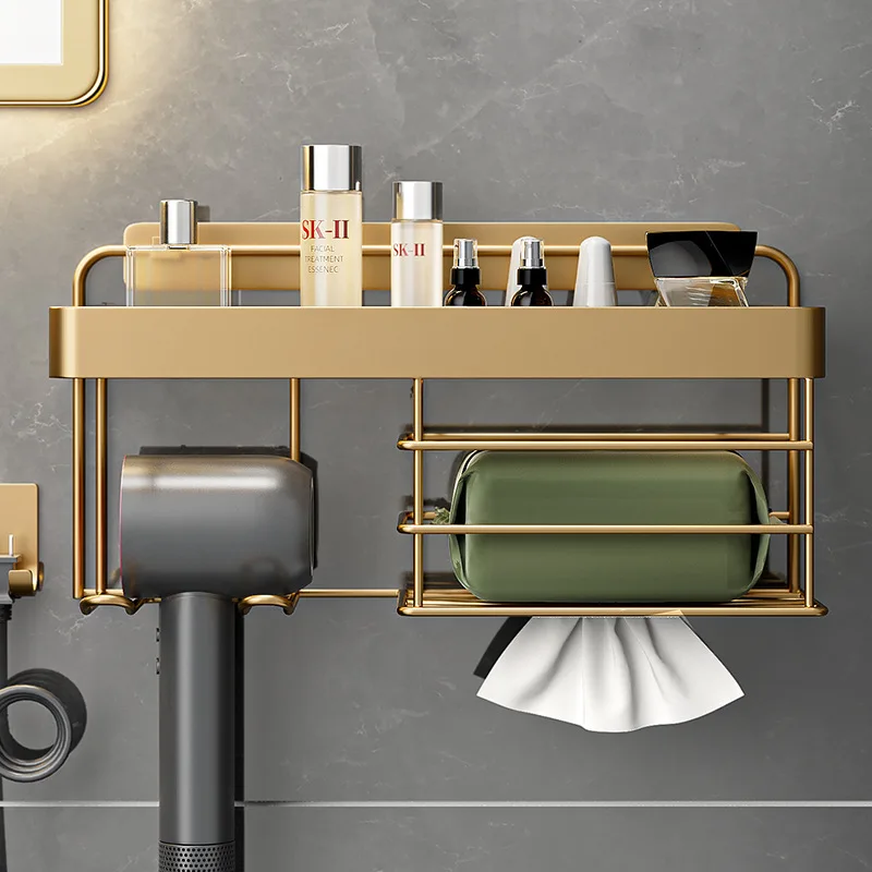 Hair Dryer Cradle Wall Mounted Cosmetic Storage Holder Straightener Stand Storage Box Tissue Organizer Shelf Bathroom Accessorie
Hair Dryer Cradle Wall Mounted Cosmetic Storage Holder Straightener Stand Storage Box Tissue Organizer Shelf Bathroom Accessorie