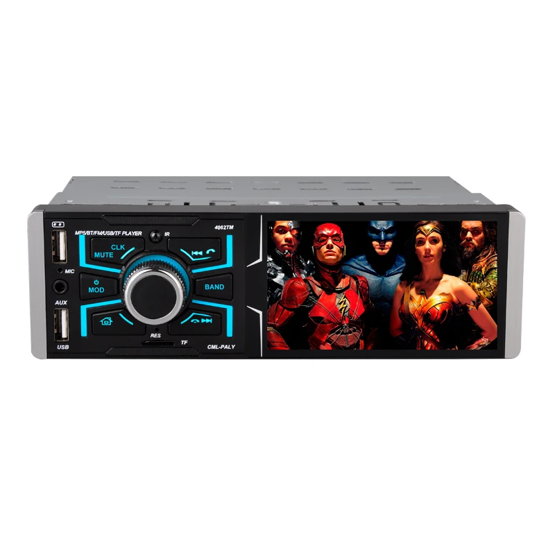 Autoradio New Model 4.1inch 1 Din Car Radio Stereo USB AUX FM Audio Player Radio Car Audio With Mirror Link Car Mp4 Mp5 Player
Autoradio New Model 4.1inch 1 Din Car Radio Stereo USB AUX FM Audio Player Radio Car Audio With Mirror Link Car Mp4 Mp5 Player