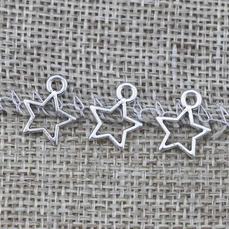 30 Pieces/Lot 9*12mm Antique Silver Plated Zinc Alloy Small Cute Pentagram Charm Star Charms For Diy Jewelry Making
30 Pieces/Lot 9*12mm Antique Silver Plated Zinc Alloy Small Cute Pentagram Charm Star Charms For Diy Jewelry Making