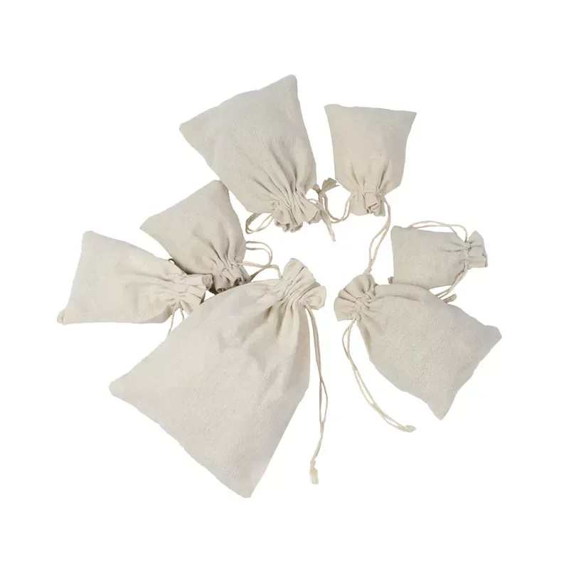 10Pcs Fashion Cotton Drawstring Burlap Bags Wedding Favors Party Christmas Gift Jewelry Hessian Sack Pouches Packing 10 Sizes
10Pcs Fashion Cotton Drawstring Burlap Bags Wedding Favors Party Christmas Gift Jewelry Hessian Sack Pouches Packing 10 Sizes
