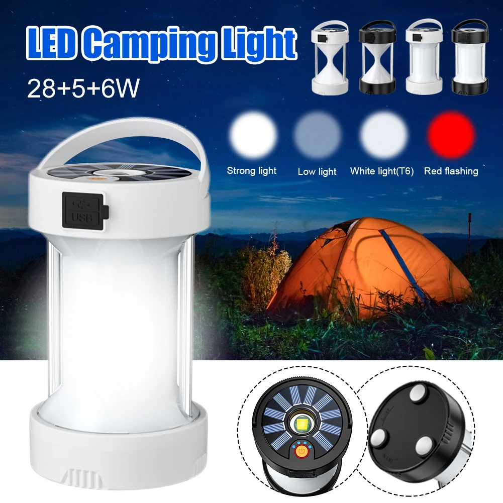 Camping Lantern Solar Emergency Lights Rechargeable LED Camping Light 4 Setting Dual Charging Ways Flashlight for Outdoor Hiking
Camping Lantern Solar Emergency Lights Rechargeable LED Camping Light 4 Setting Dual Charging Ways Flashlight for Outdoor Hiking